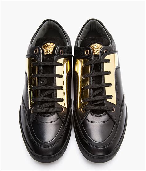 gold and black versace shoes|versace shoes price in rands.